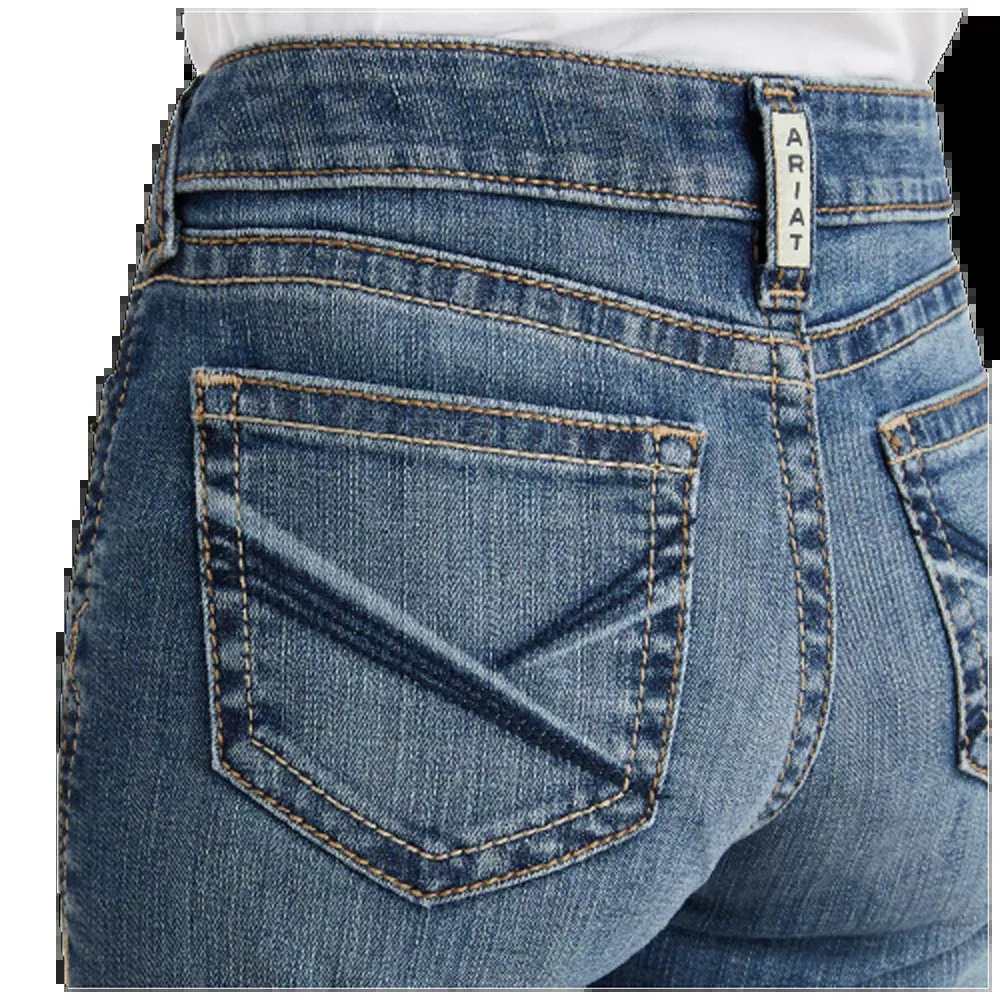 10043206 Ariat Girls' REAL Leila Bootcut Jean - Eleanor
