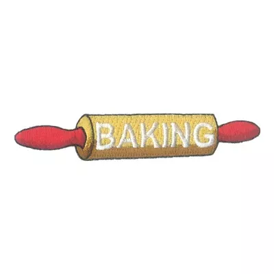 12 Pieces-Baking (Rolling Pin) Patch-Free shipping