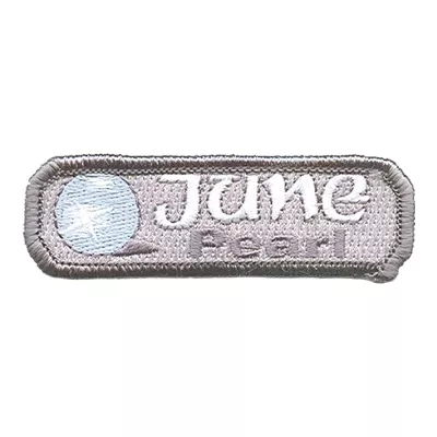 12 Pieces-Birthstone-June-Pearl Patch-Free shiping