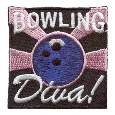 12 Pieces-Bowling Diva Patch-Free shipping