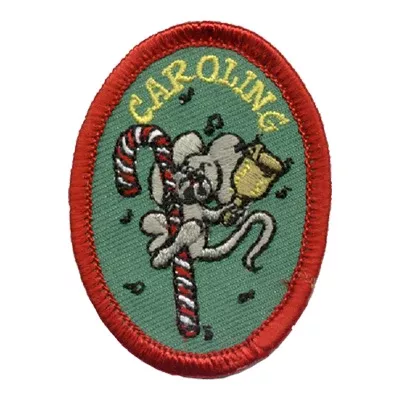12 Pieces-Caroling (Mouse) Patch-Free shipping