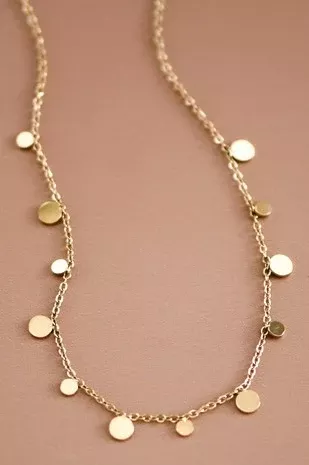18k Gold Non-tarnish Stainless Steel Necklac