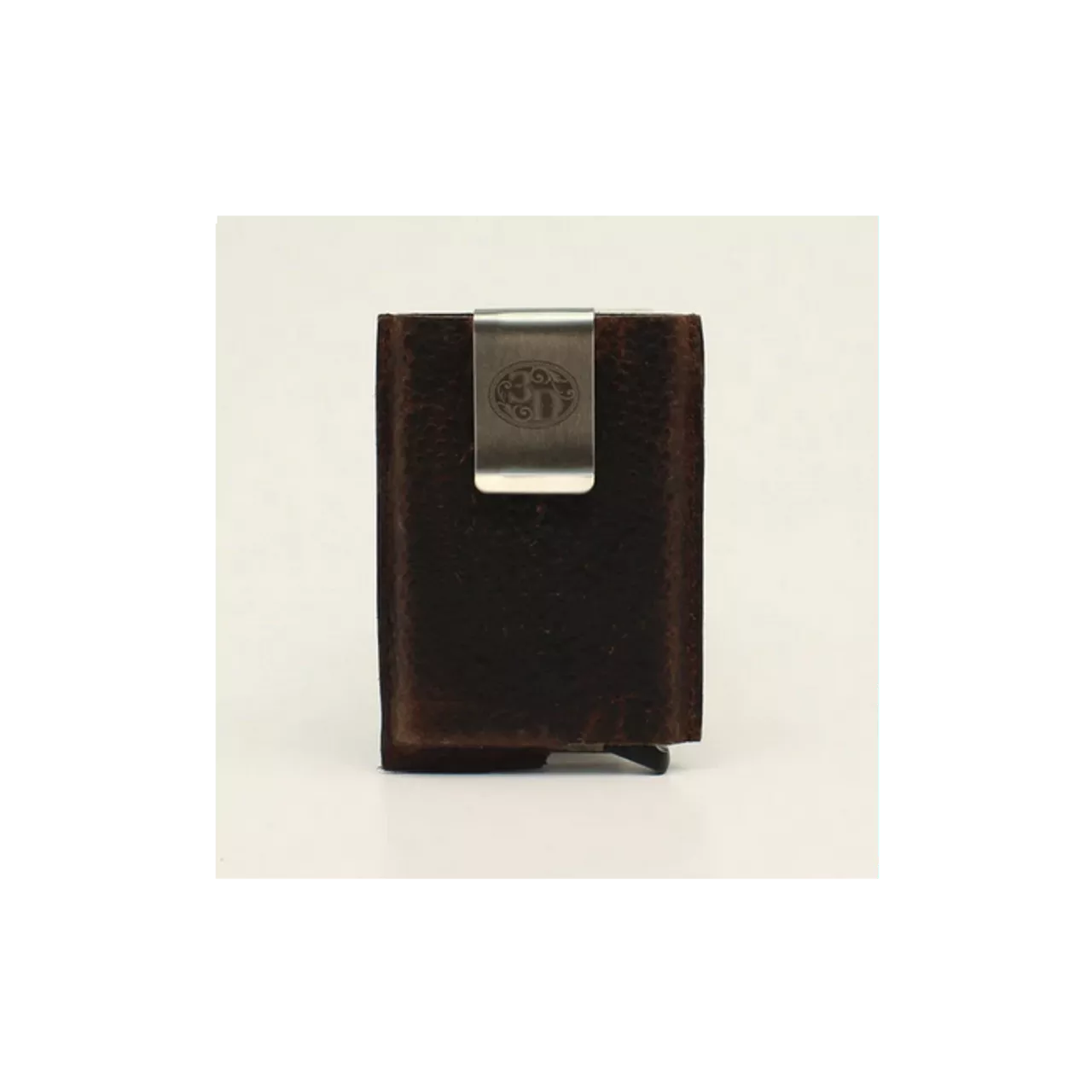 3D Belt Co Men's Brown Leather Utility Wallet - D250002502