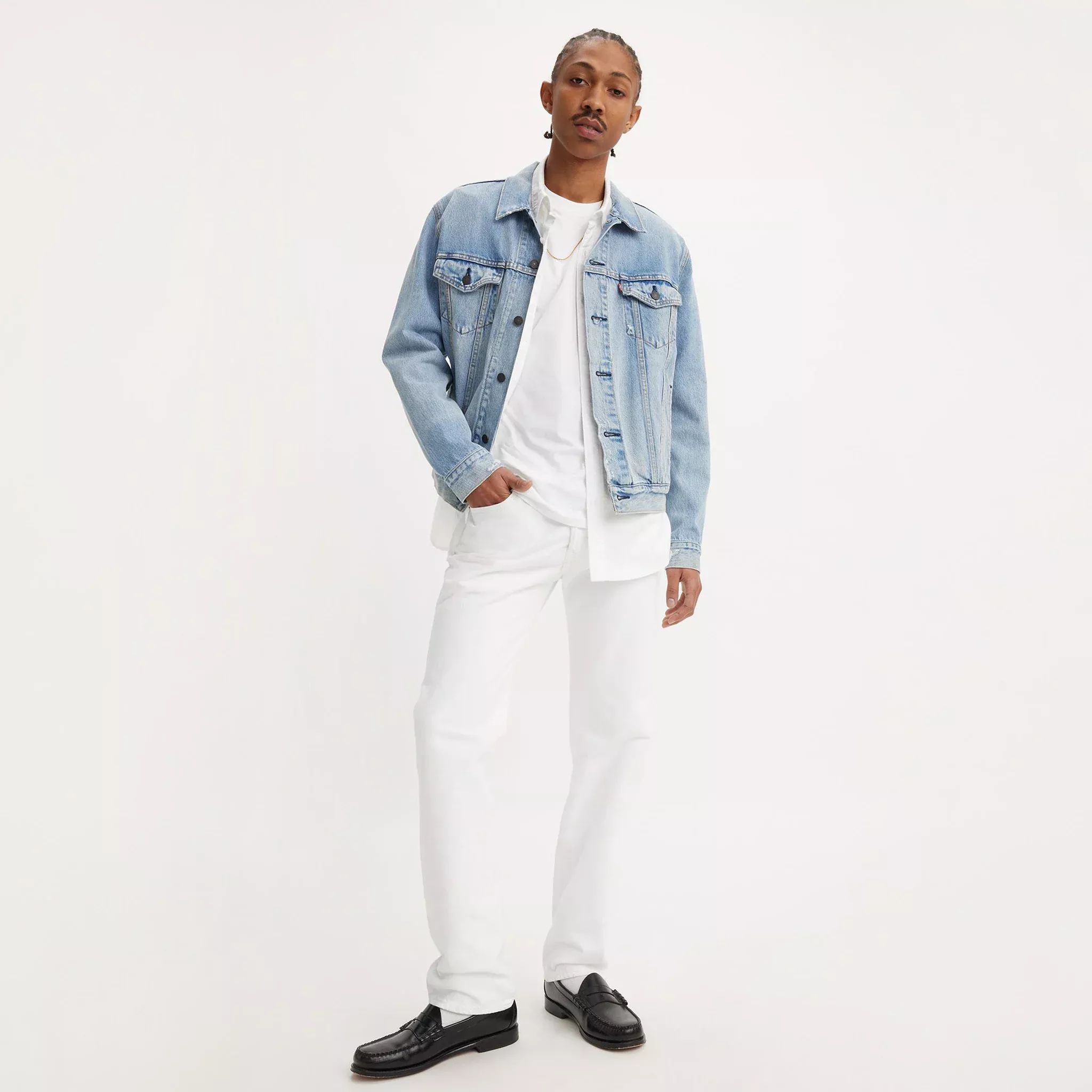 501 Original Fit Men's Jeans - Optic Daisy - (00501-0651)