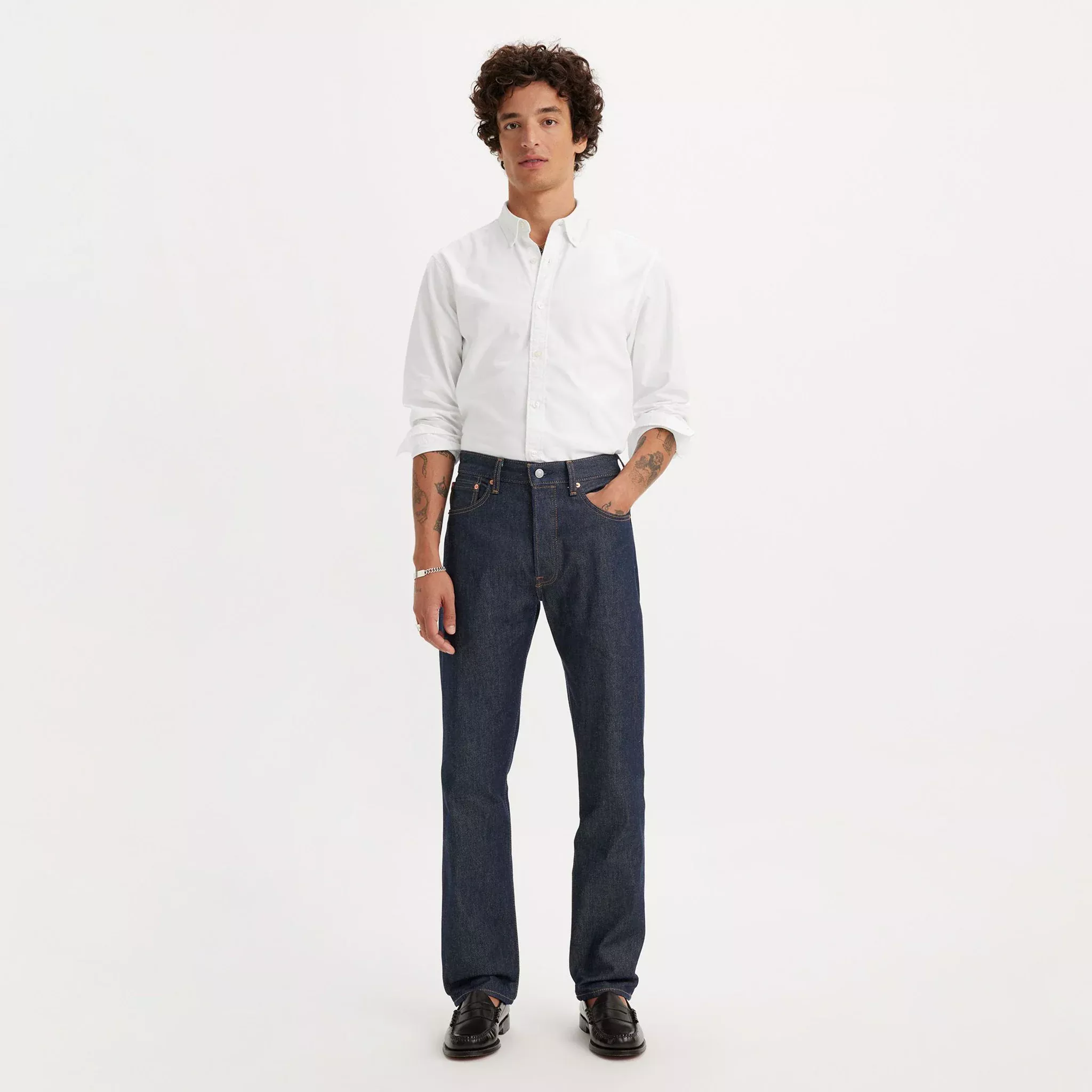 501 Original Men's Jeans - Rigid - Shrink-To-Fit - (00501-0000)