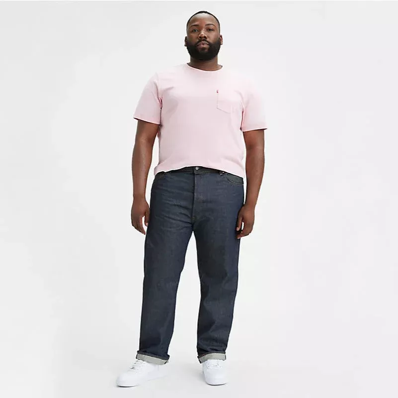 501 Original Men's Jeans - Rigid Shrink-To-Fit - (Big and Tall)-11501-0000