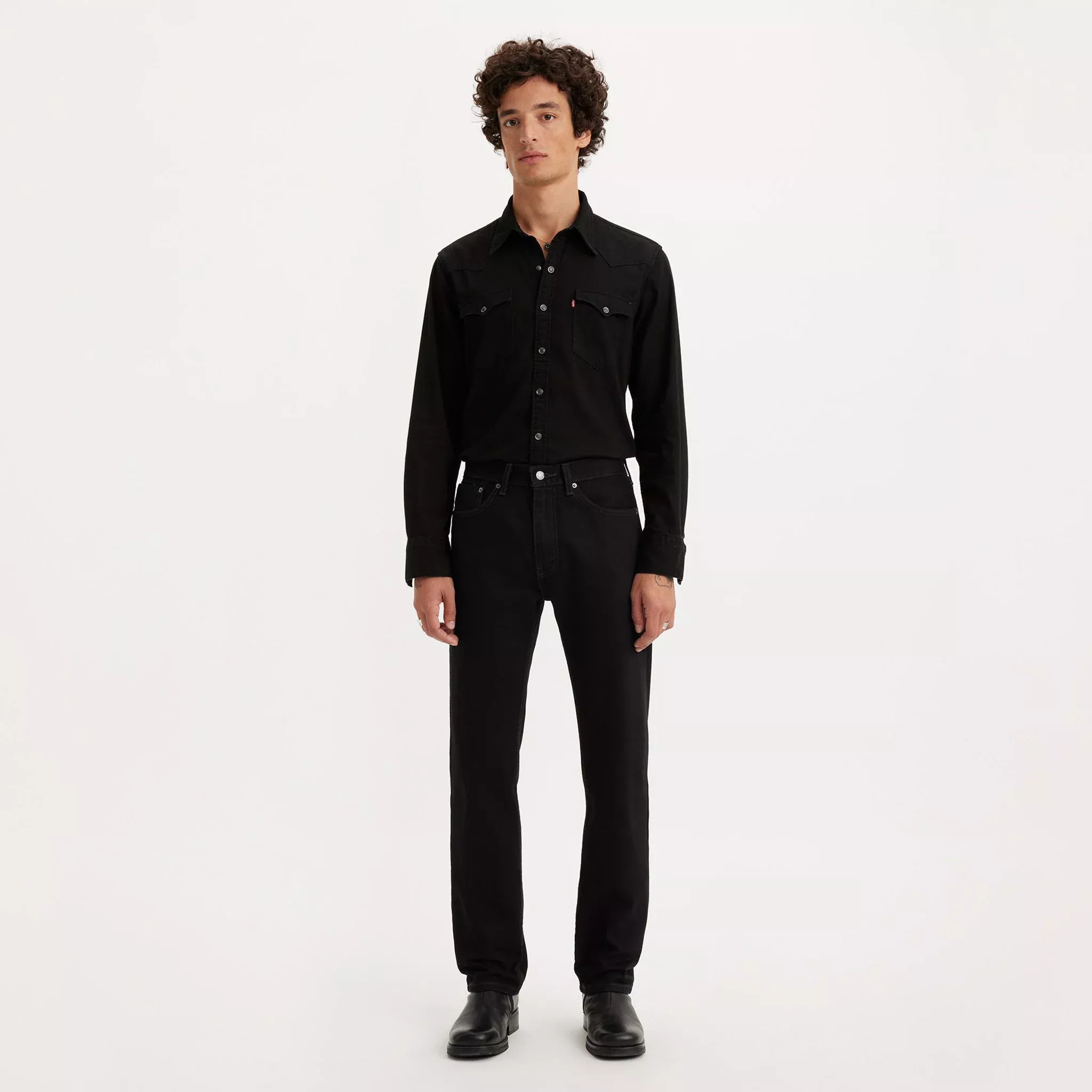 505™ Regular Fit Men's Jeans - Black - 00505-0260
