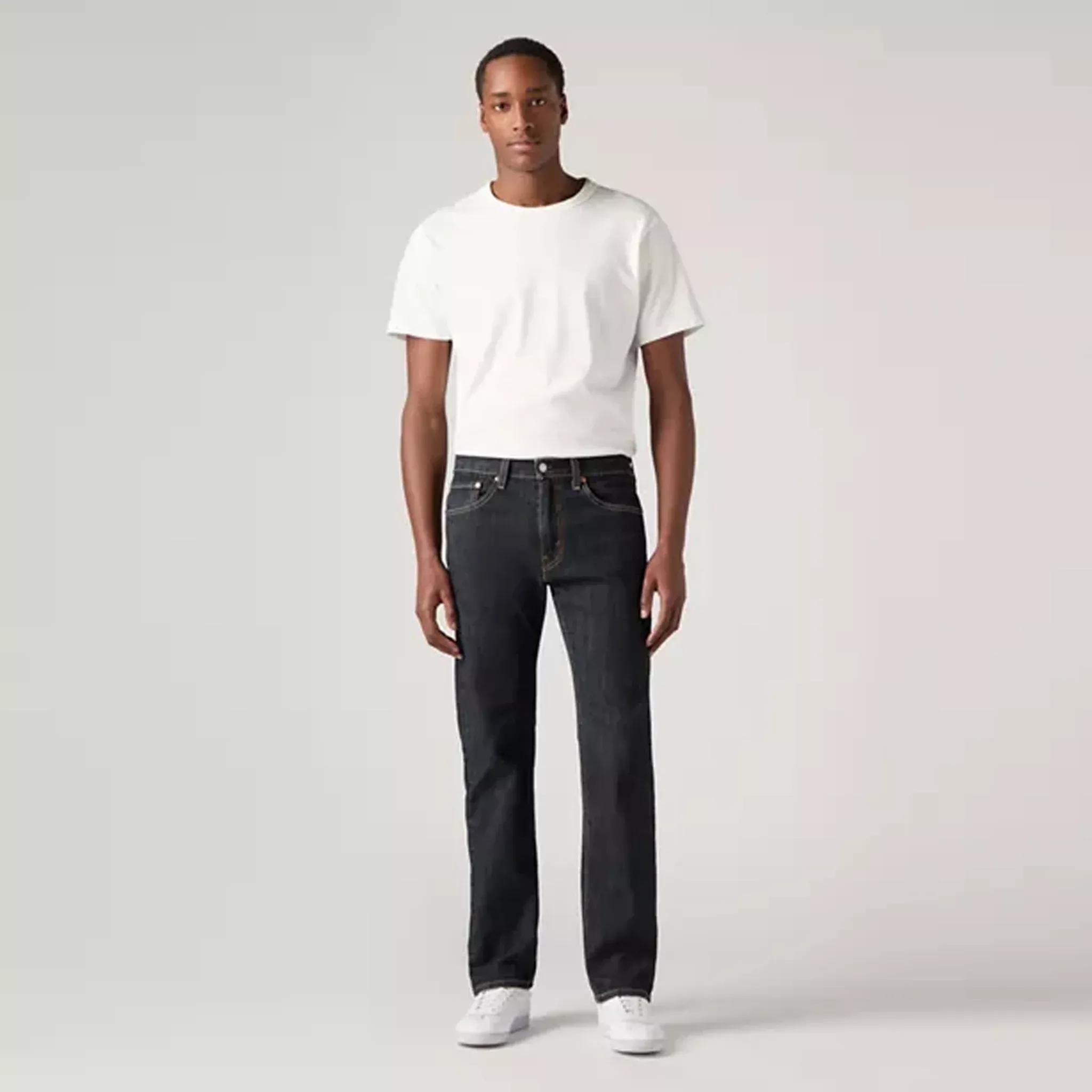 505™ Regular Fit Men's Jeans - Dark Rinse - (00505-1447)