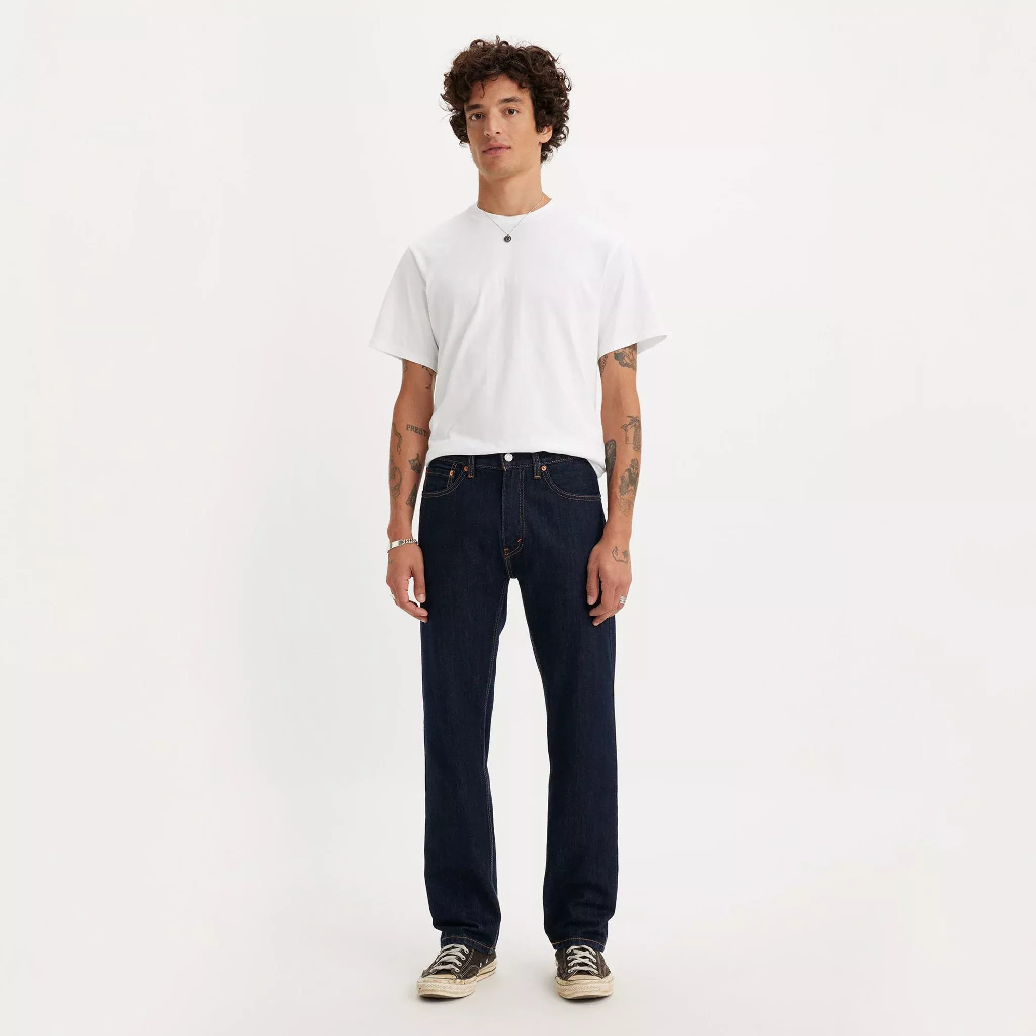 505™ Regular Fit Men's Jeans - Rinse - 00505-0216