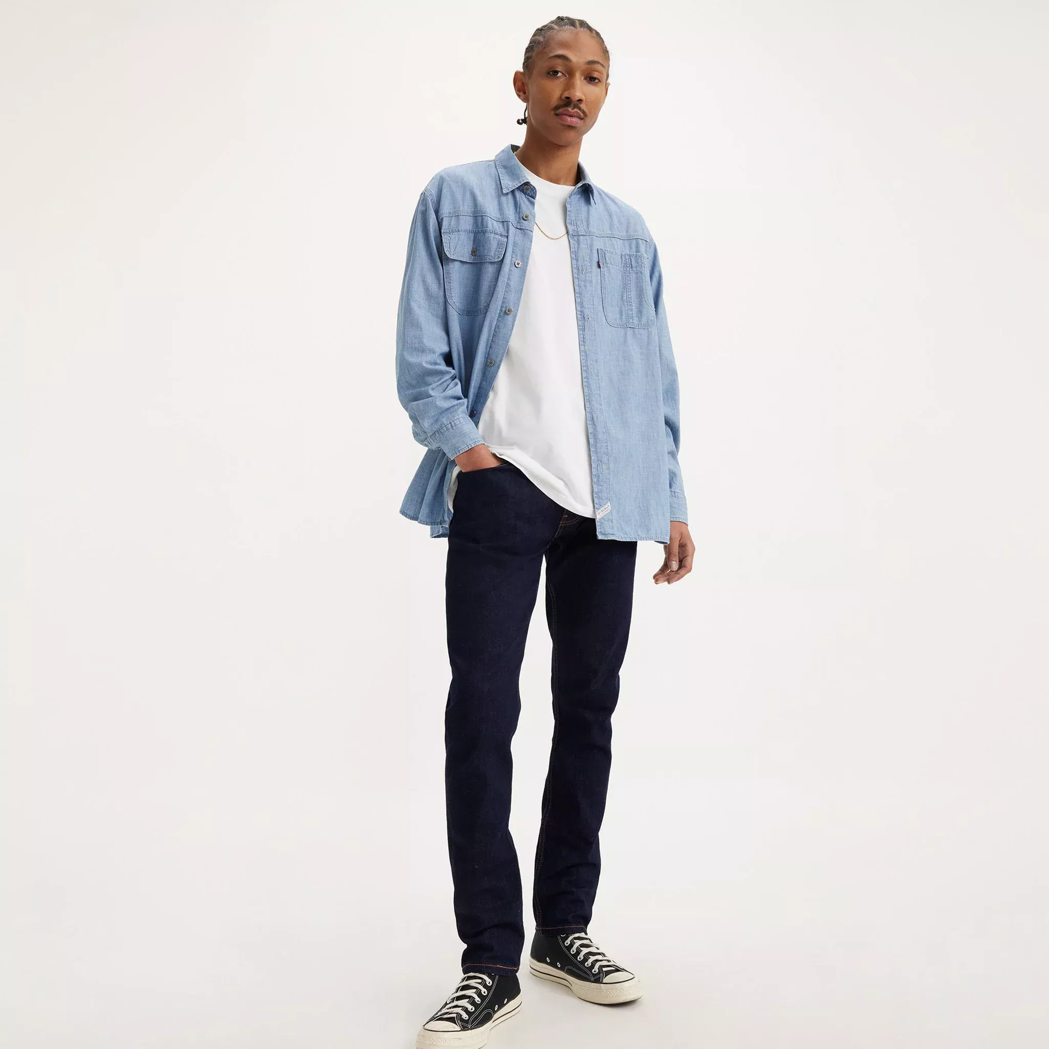 512™ Slim Taper Levi's Flex Men's Jeans - Dark Hollow - (28833-0025)