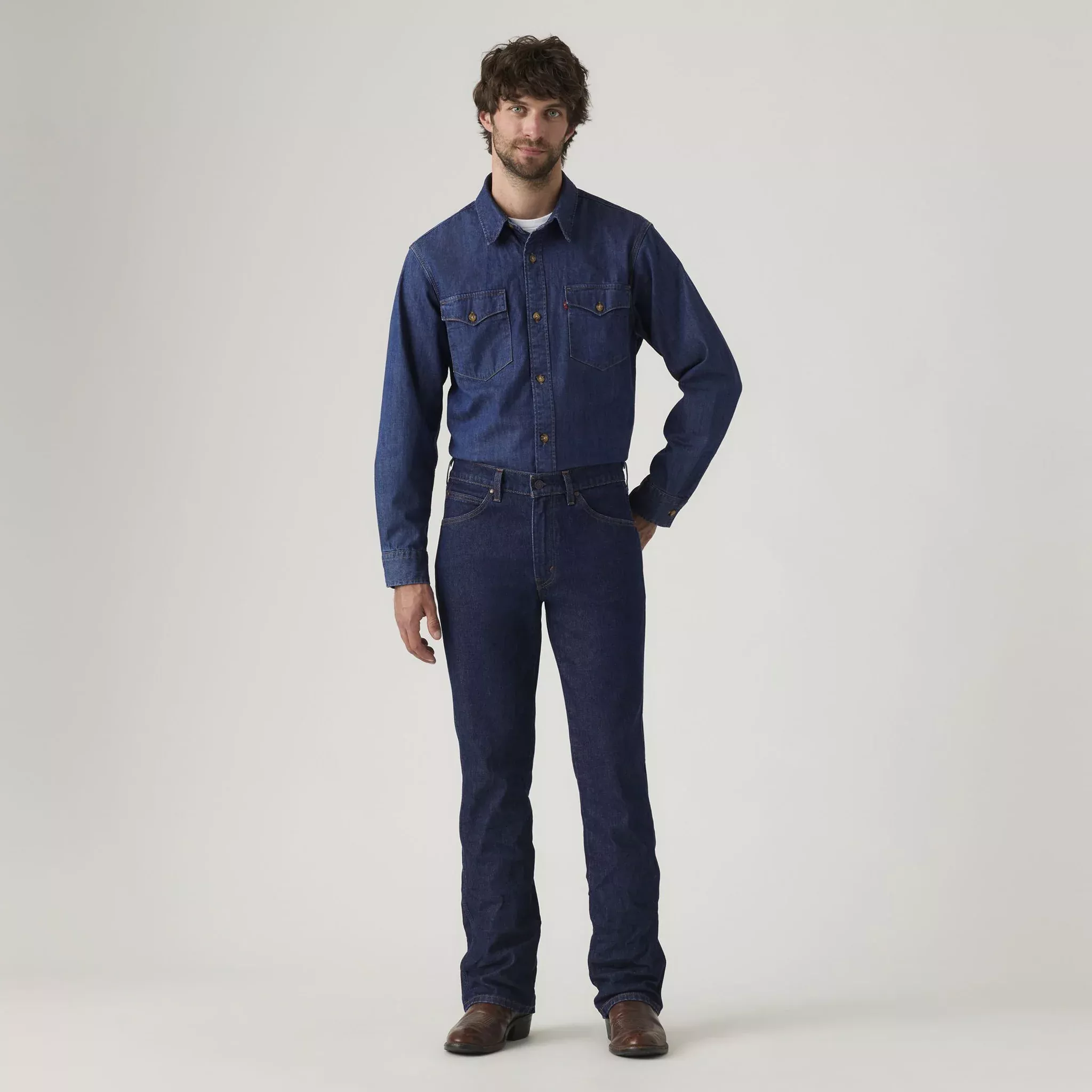 537™ Western Bootcut Men's Jeans - Rocky Rinse - (000XI-0018)