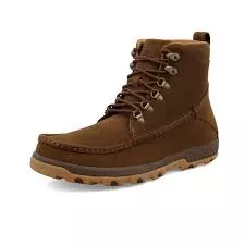 6" Driving Moc Hiker Distressed Saddle
