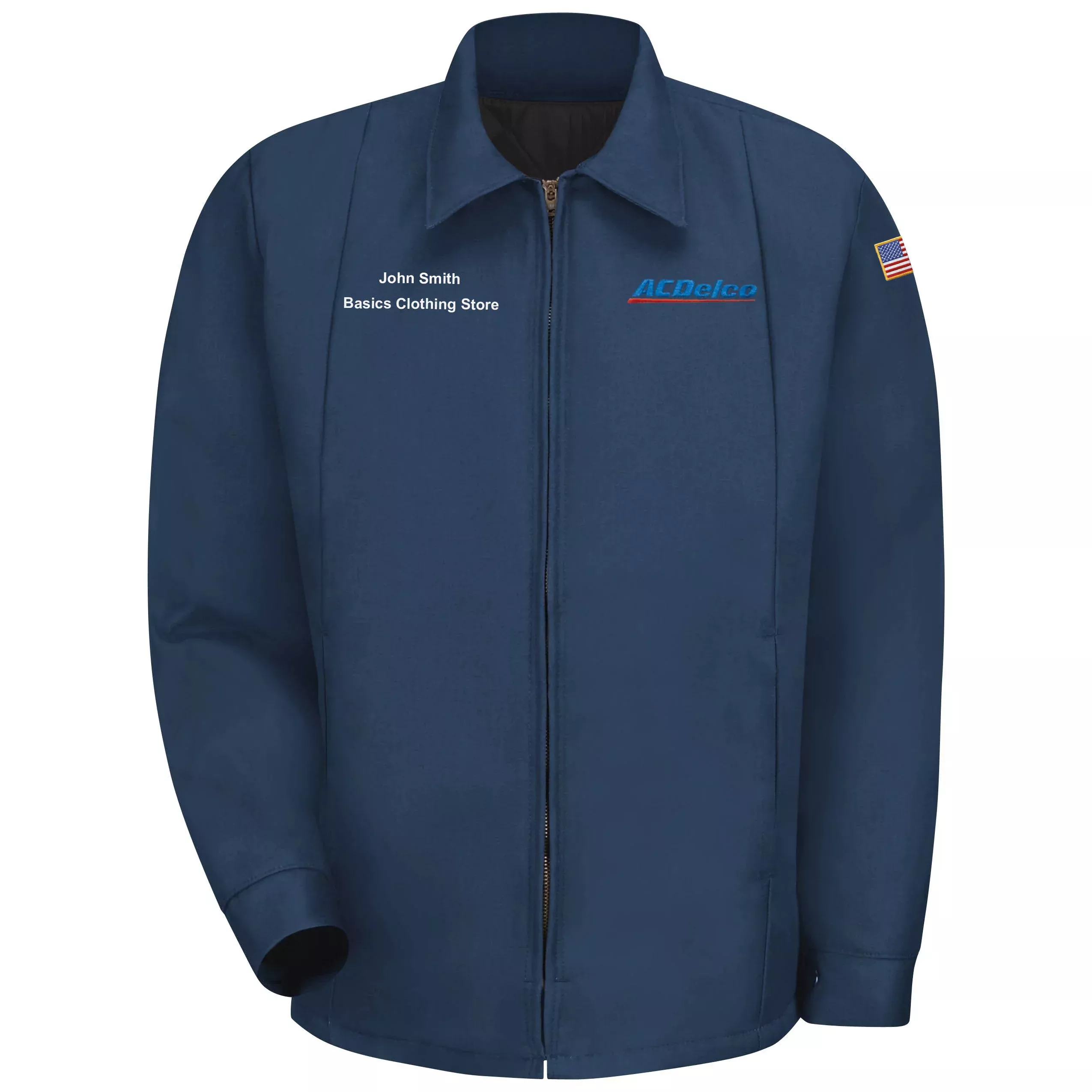 ACDelco Perma-Lined Panel Jacket - Navy- JT50AN