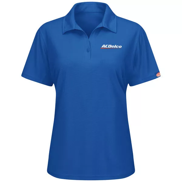 ACDELCO Womens Performance Knit Flex Series Pro Polo - Royal Blue - SK91AB