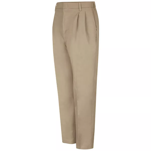 Acura Accelerated Men's Pleated Twill Slacks-Khaki - PT38KH