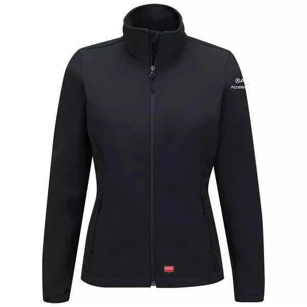 Acura Accelerated Women's Deluxe Soft Shell Jacket-Black -5502BK