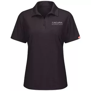Acura Accelerated Women's Performance Knit Flex Series Pro PoloBlack - 5108BK