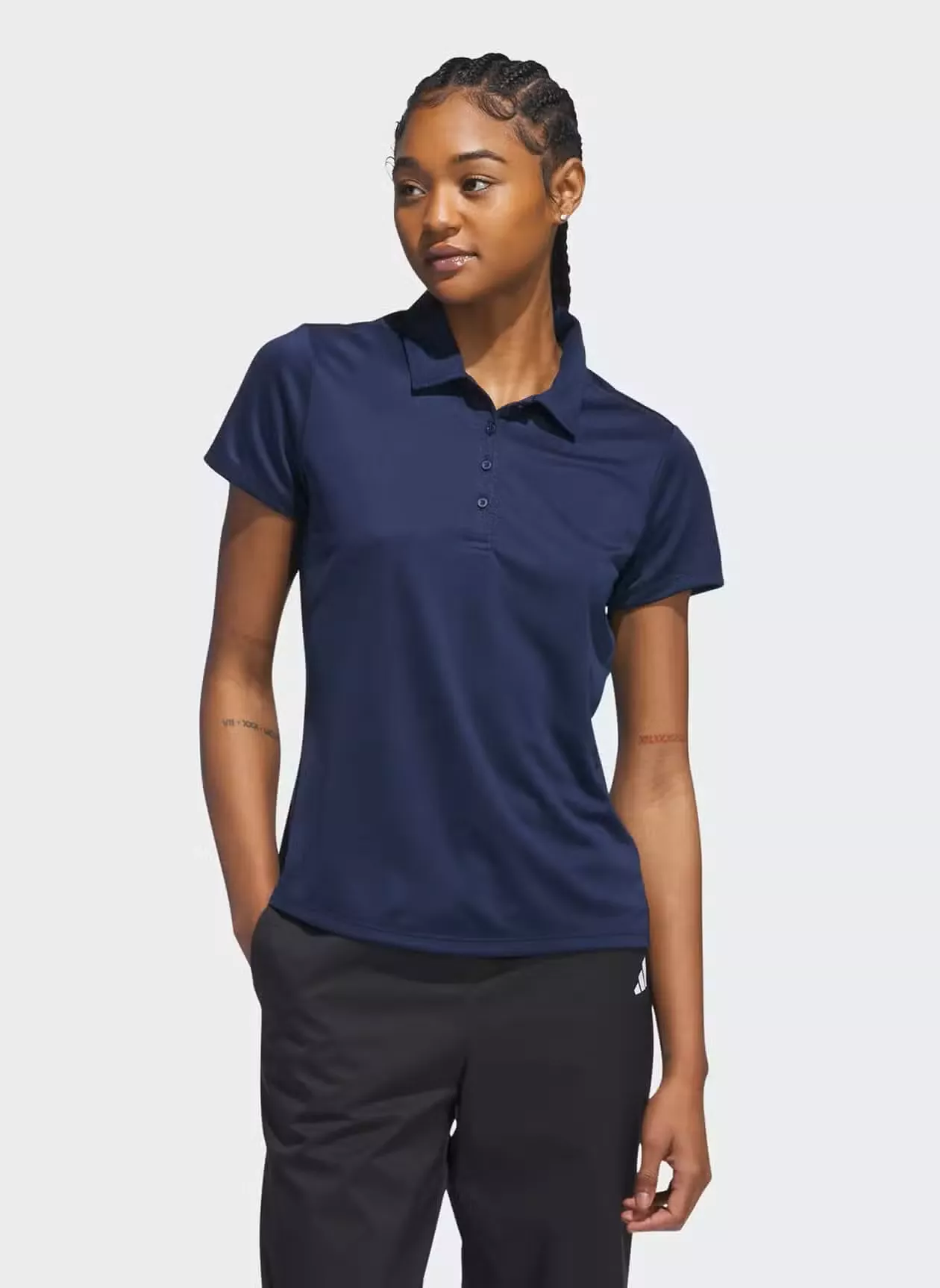 Adidas Golf Womens Performance Solid Polo