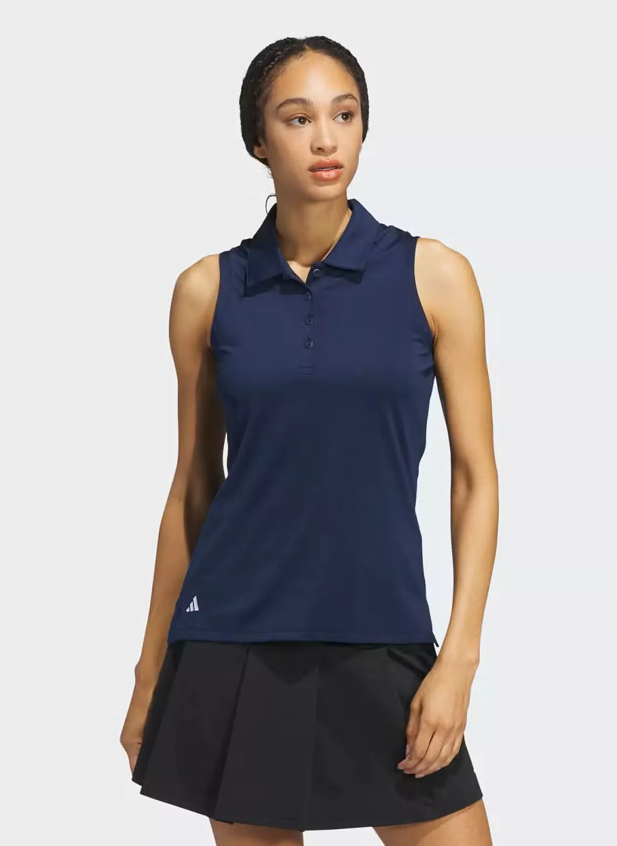 Adidas Golf Womens Ultimate365 Solid Sleeveless Polo