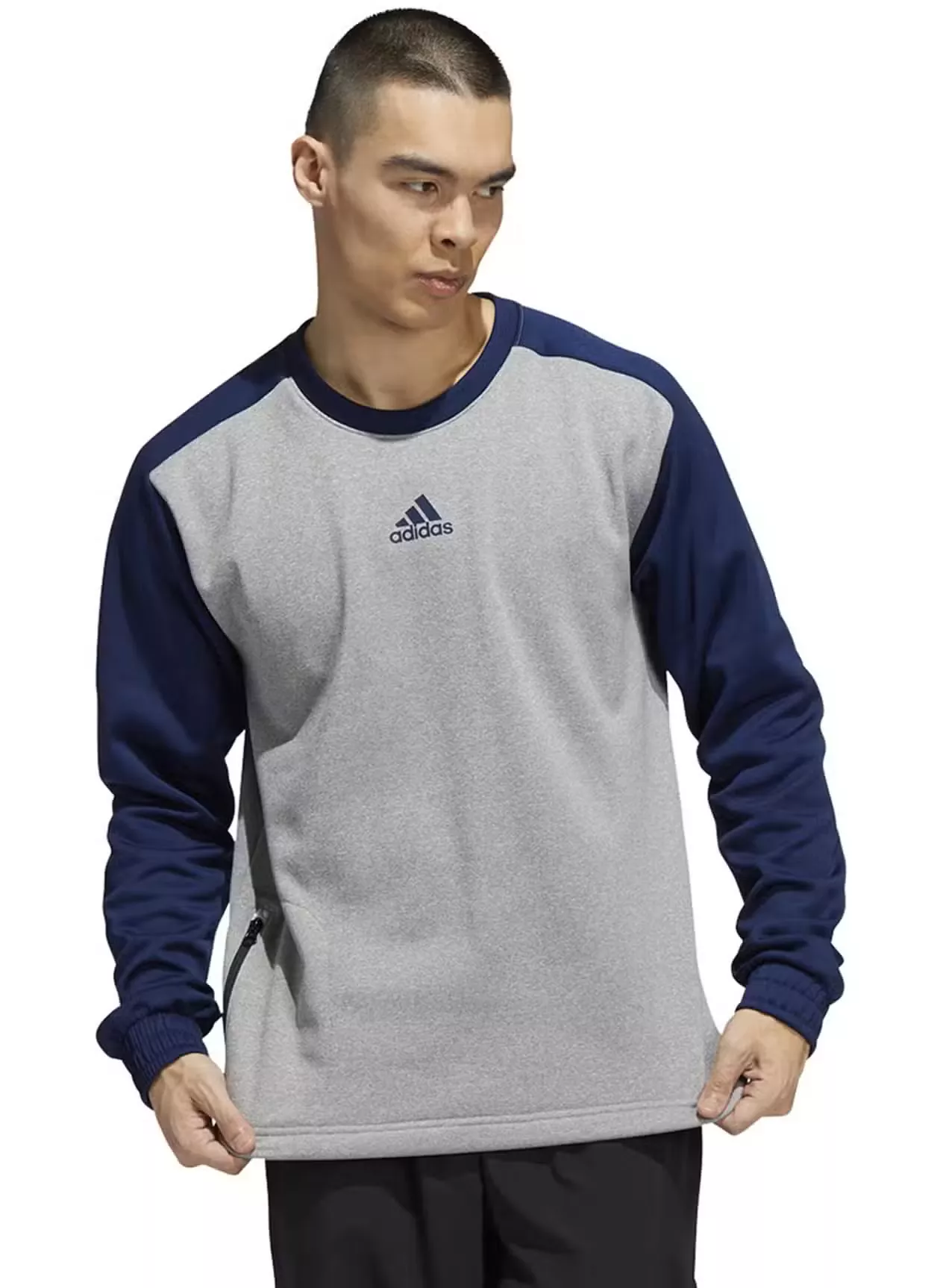 Adidas Mens Team Issue Crewneck Sweatshirt