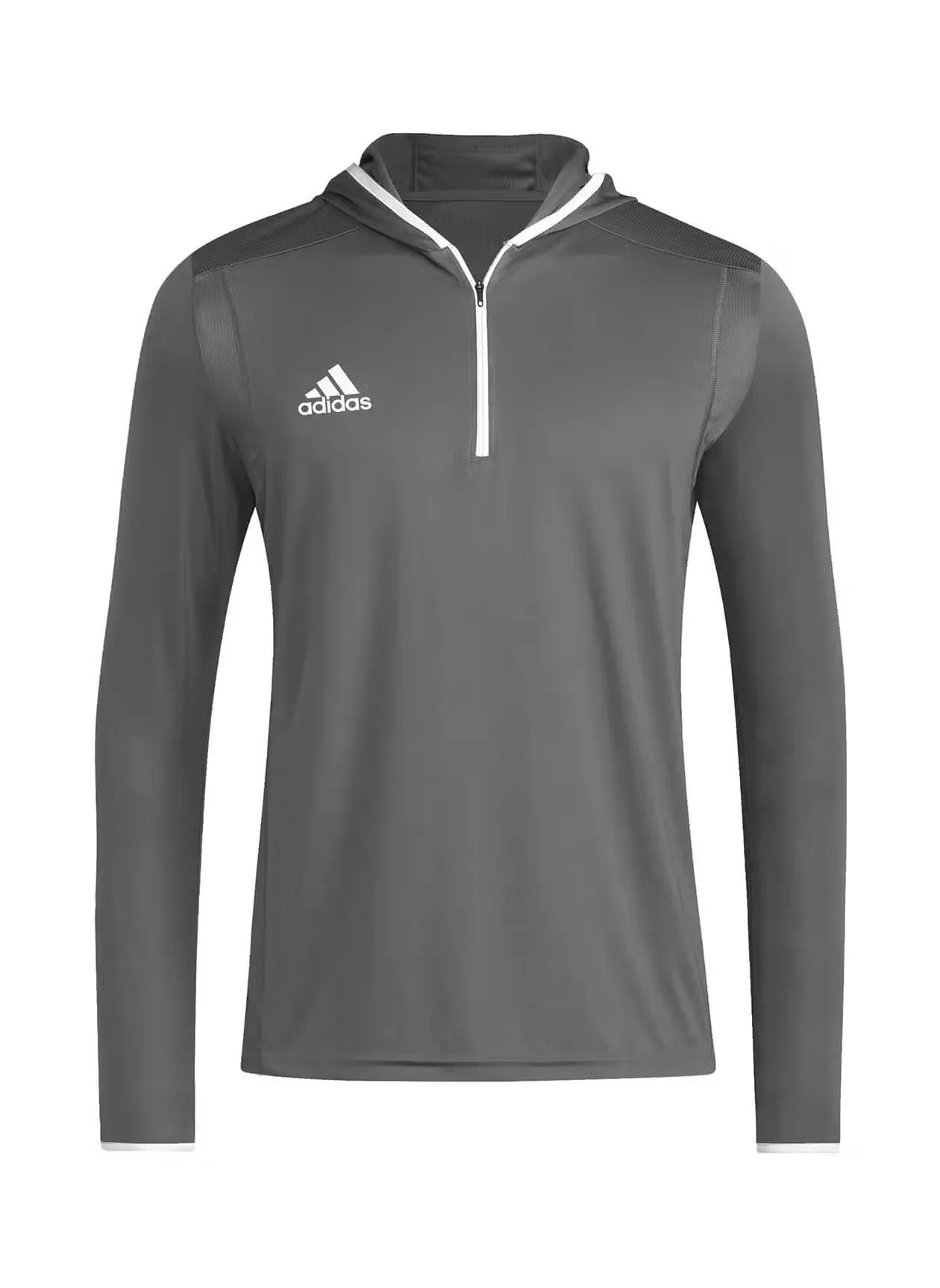 Adidas Mens Team Issue Hooded Long Sleeve Tee