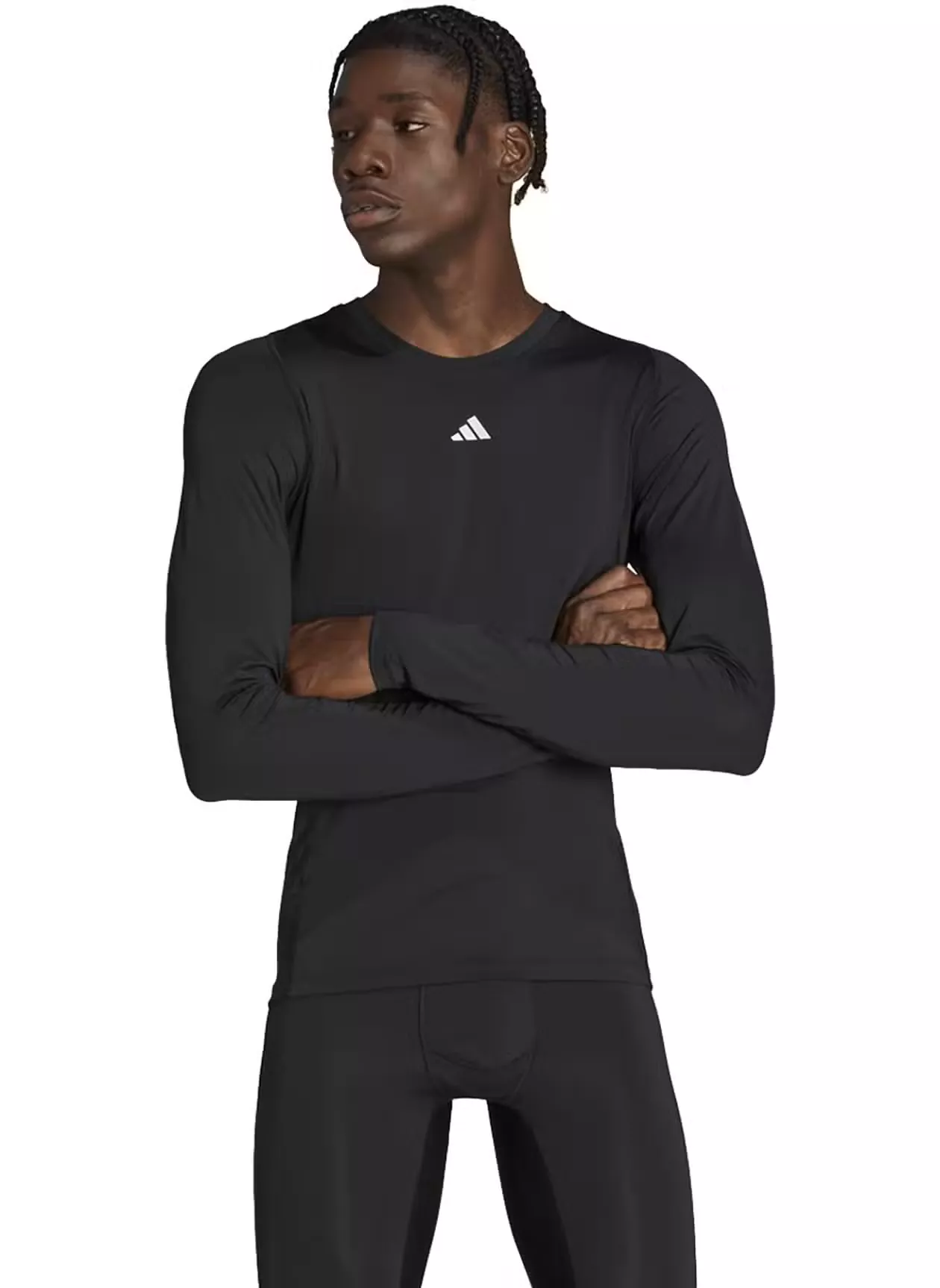 Adidas Mens Techfit Long-Sleeve T-Shirt