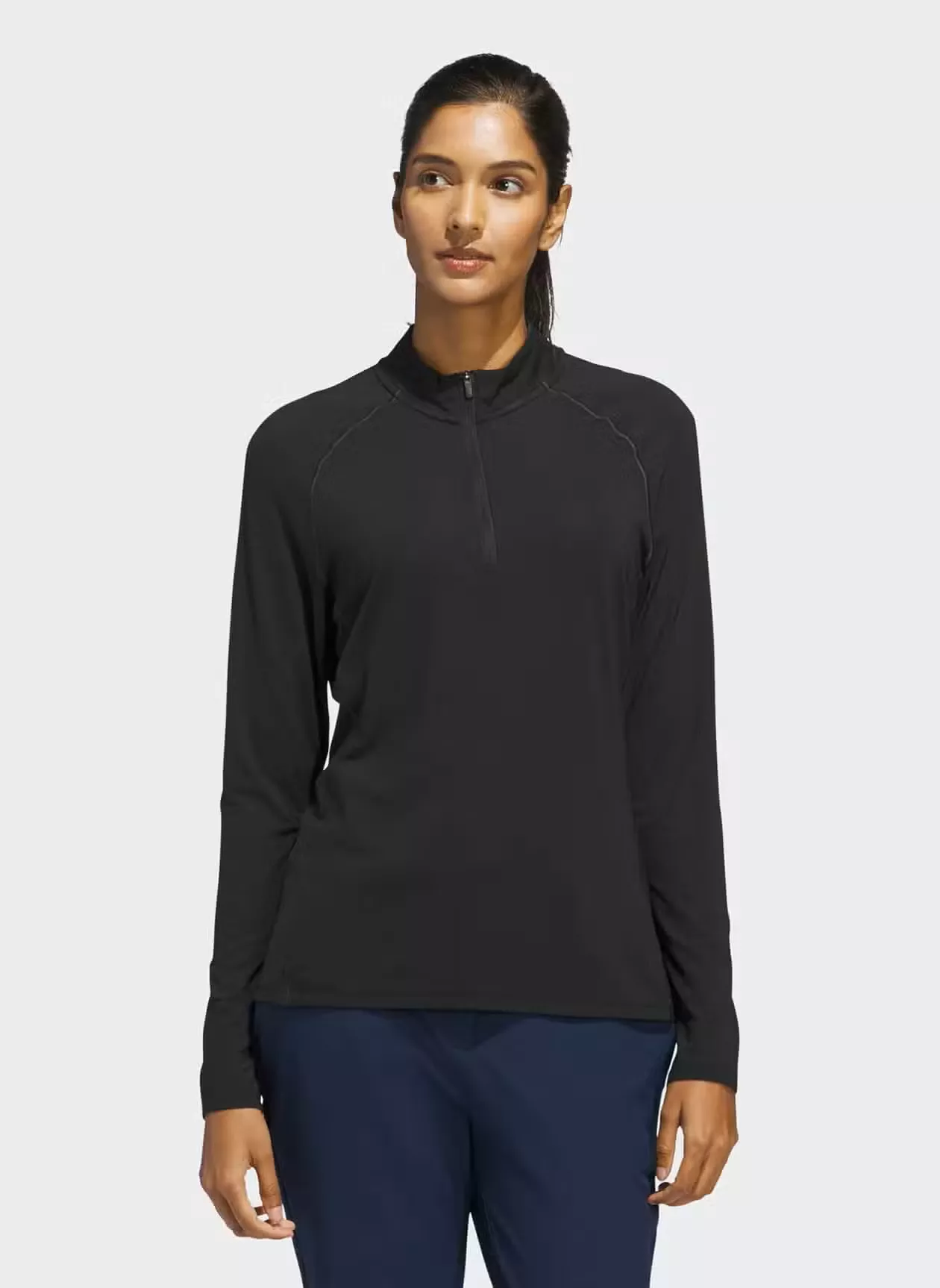 Adidas Womens Ultimate365 Solid Quarter-Zip
