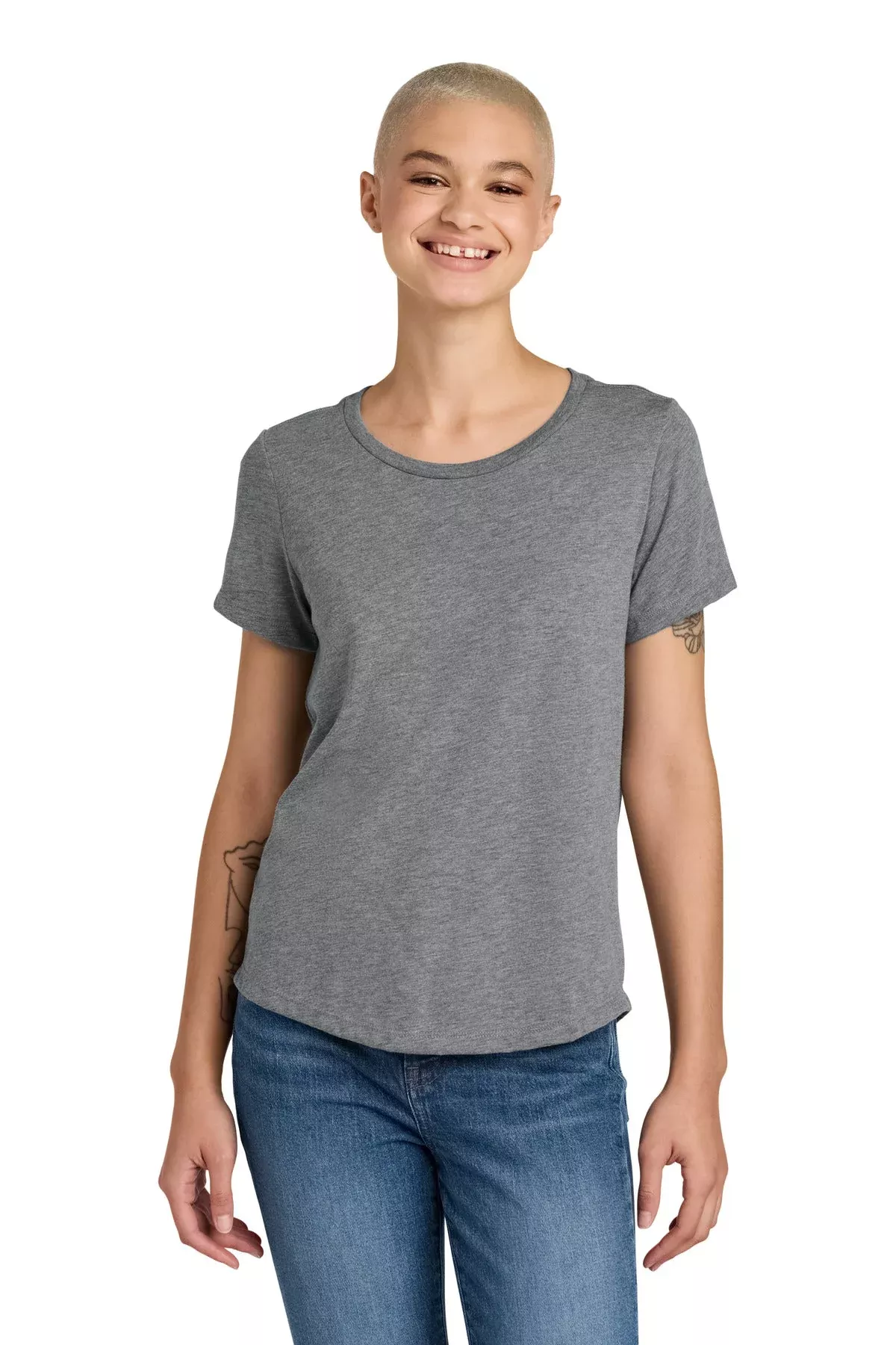 AllMade AL2015 Allmade Women's Relaxed Tri-Blend Scoop Neck Tee
