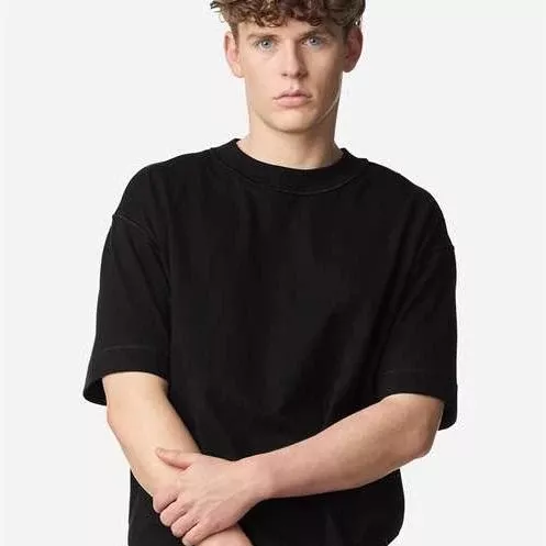 American Apparel Unisex Heavyweight Cotton Mid-Length Tee