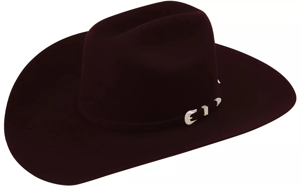 AMERICAN FELT HAT 7X (BLACK CHERRY)