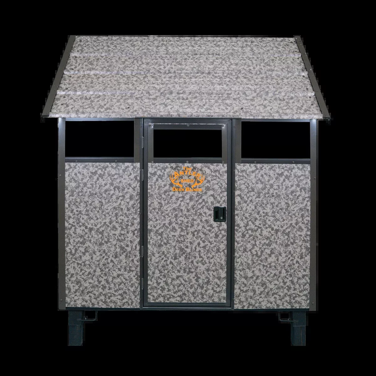 THE ANTLER SHED DEER BLIND 5X6 WITH HORIZONTAL SLIDING WINDOWS