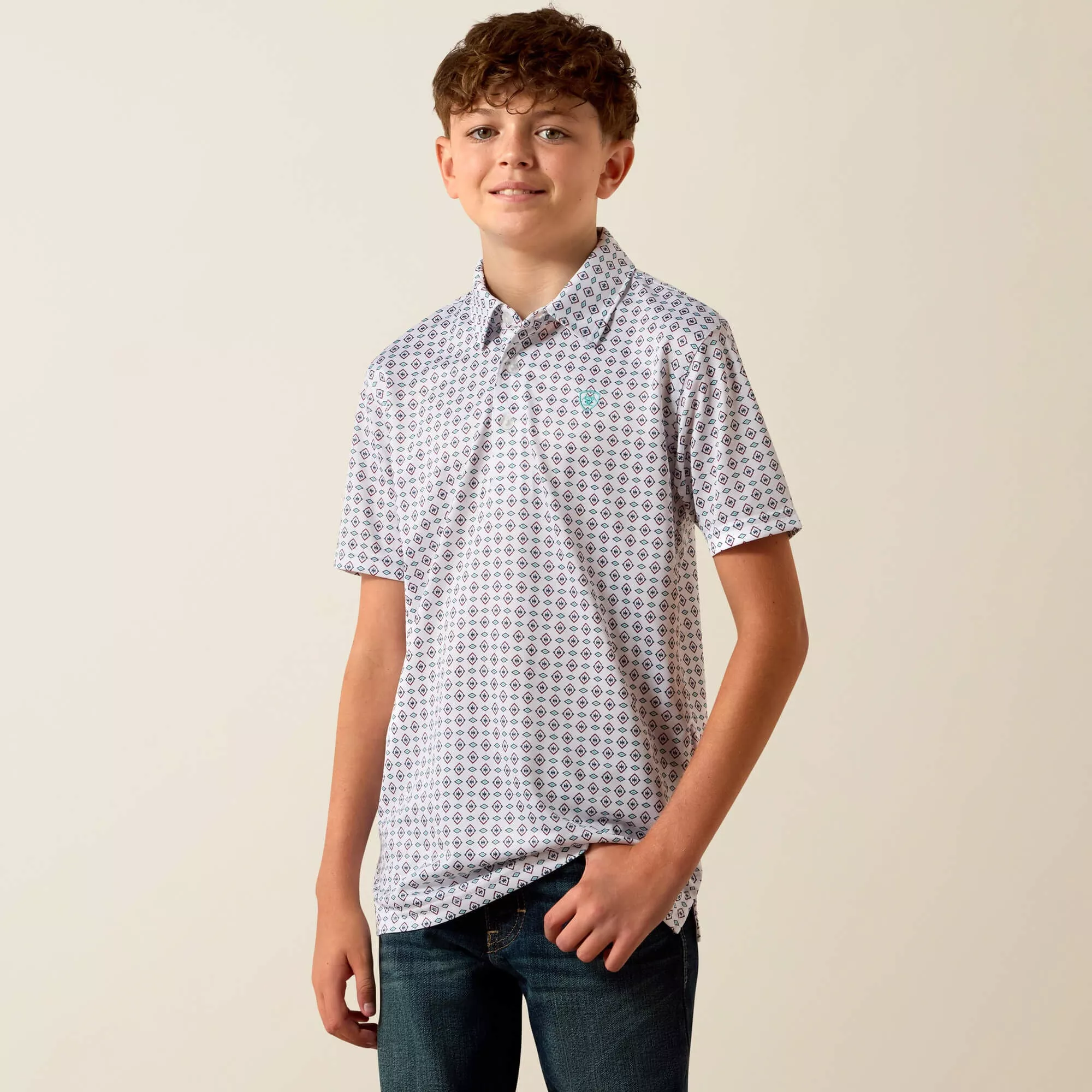 Ariat All Over Print Polo - 10073489