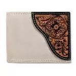Ariat Bifold Pass Case Roughout Overlay Grey