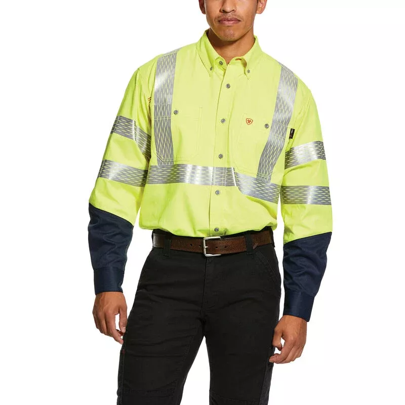 Ariat FR Hi Vis Work Shirt - Yellow