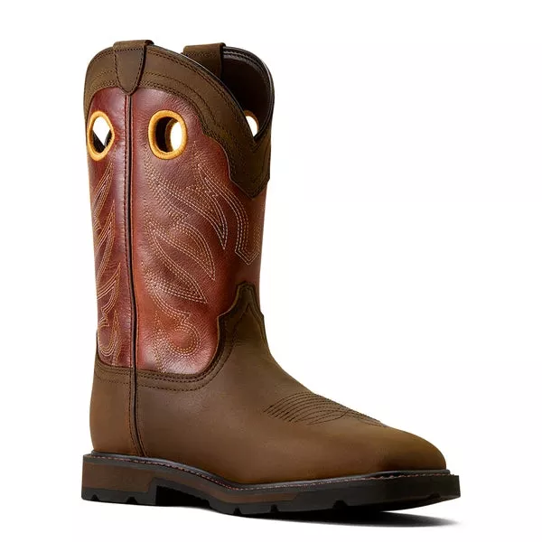 ARIAT GROUNDWORK WIDE SQUARE STEEL - BOOT MENS WORK - 10082160