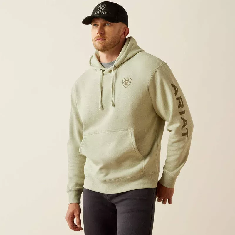 Ariat Logo Sage Heather Hoodie