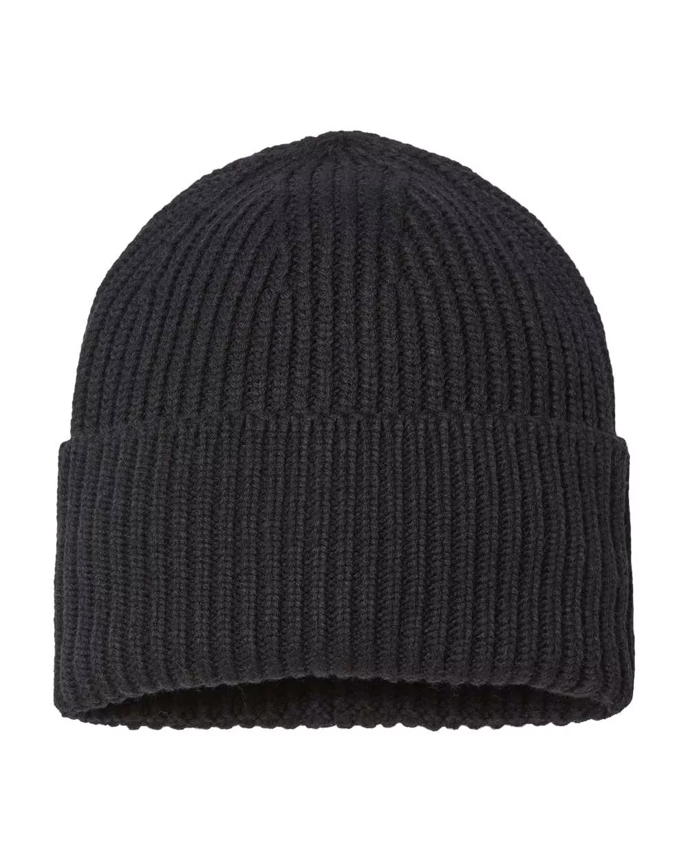 Atlantis Headwear - Sustainable Chunky Rib Cuffed Beanie - OAK