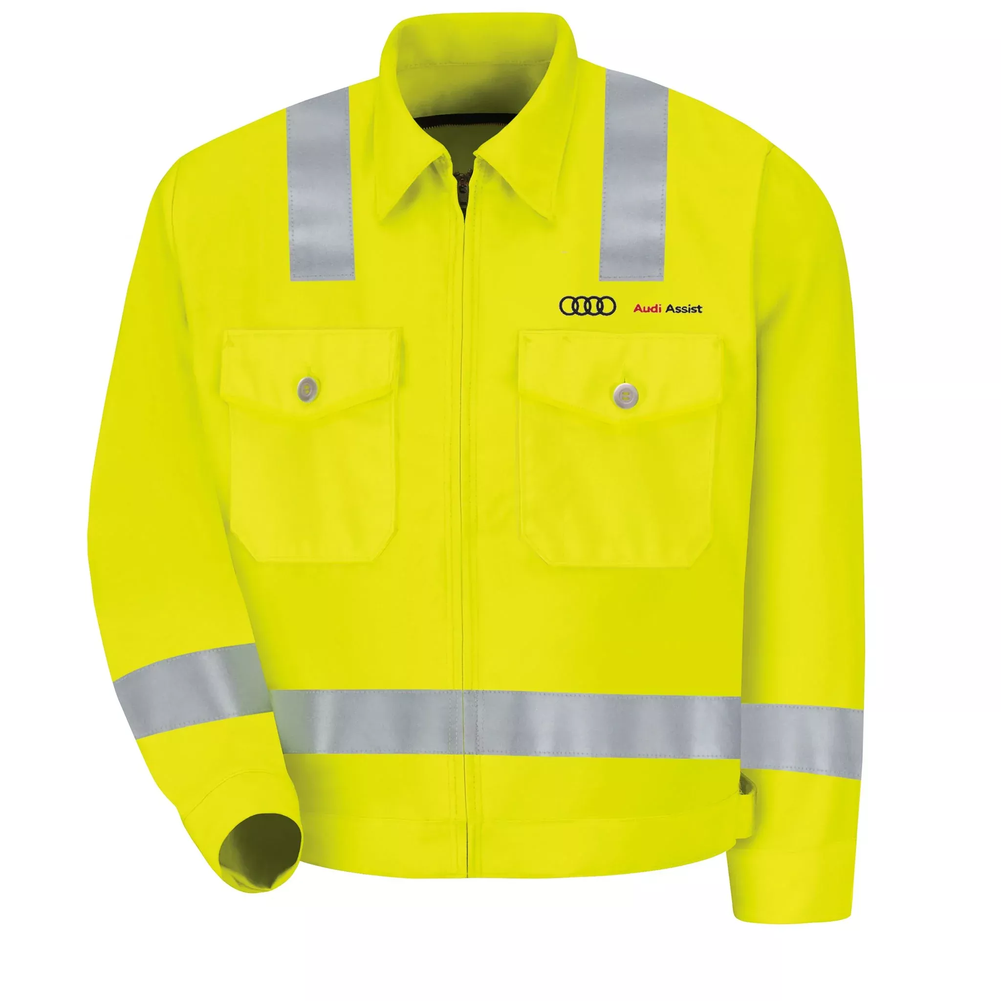Audi Assist Hi-Visibility Ike Jacket - Class 2 Level 2 - Hi-Vis Yellow - 3105HV