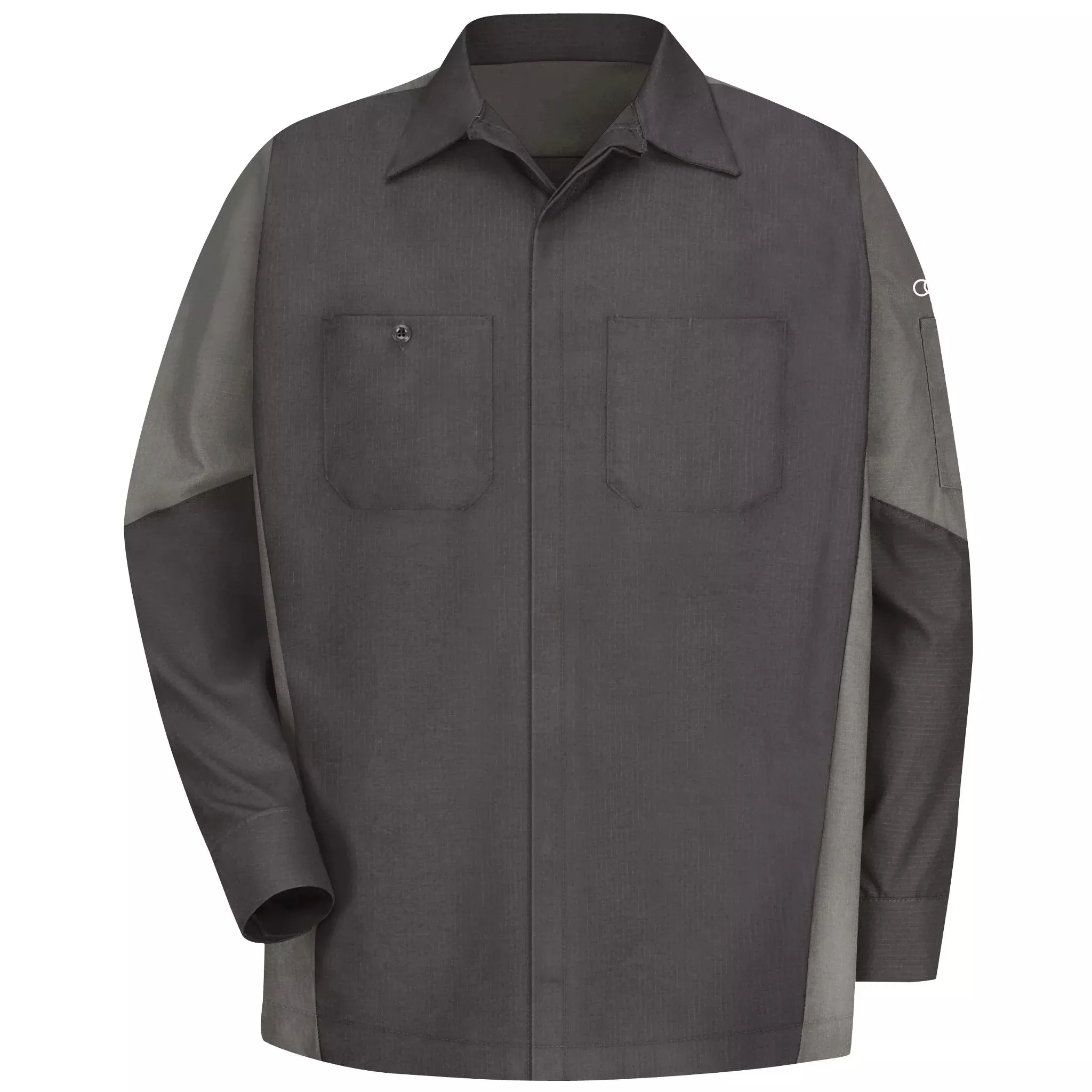 Audi Long Sleeve Alternative Technician Shirt - Charcoal / Light Grey - SY14AU