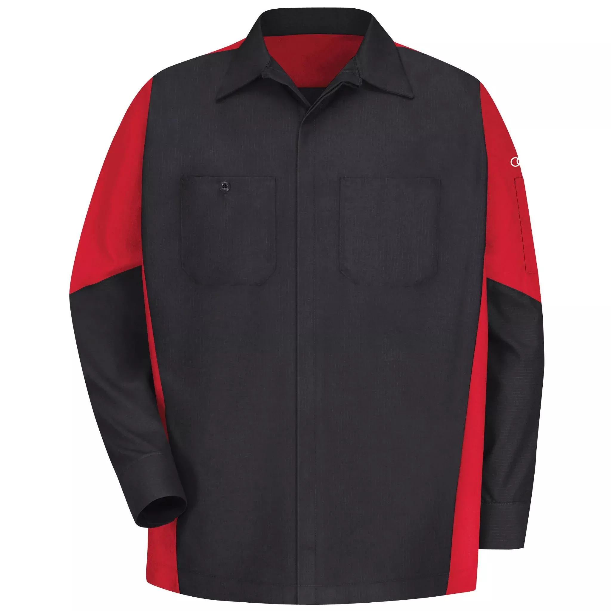 Audi Long Sleeve Technician Shirt-Black / Red - SY14AD