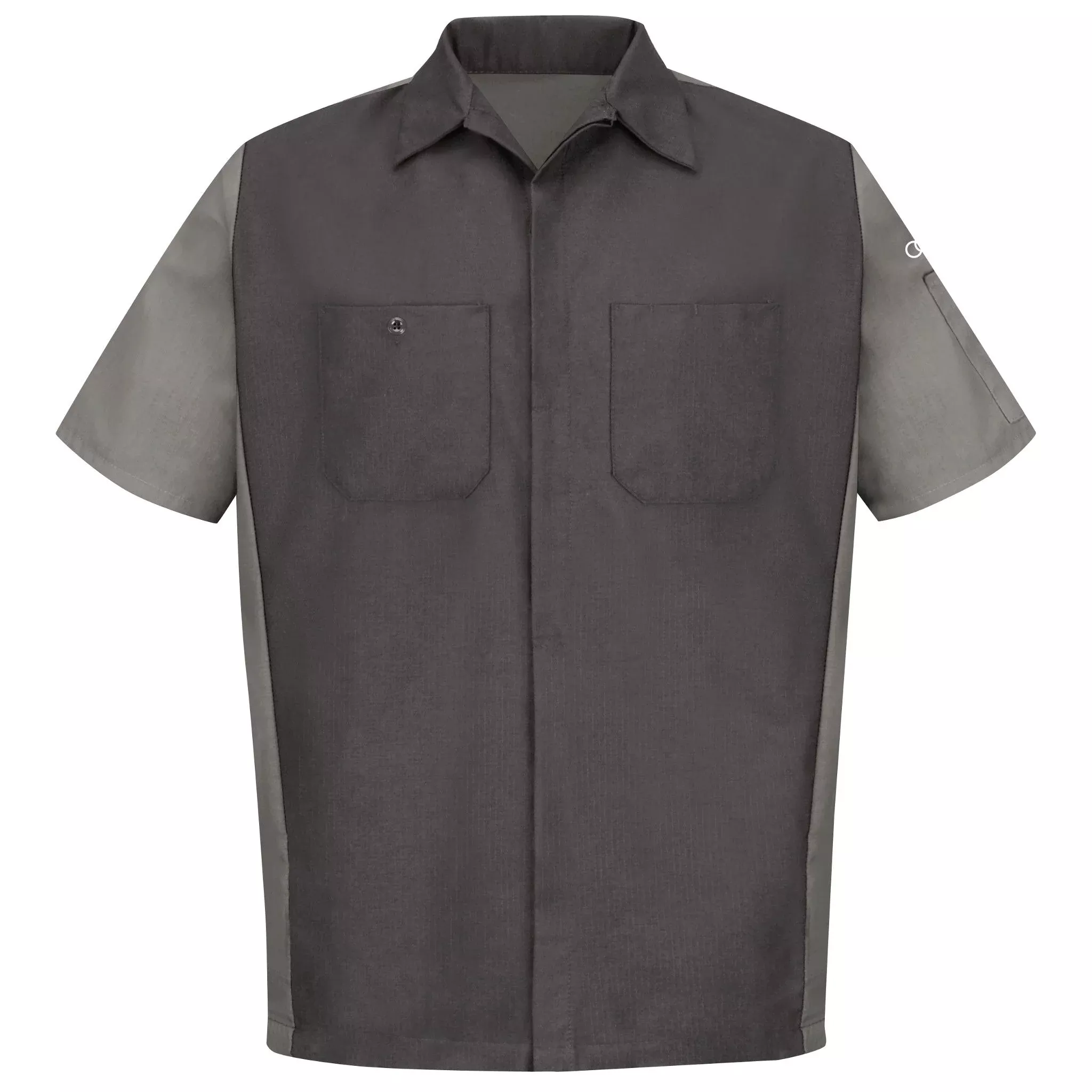 Audi Short Sleeve Alternative Technician Shirt-Charcoal / Light Grey - SY24AU