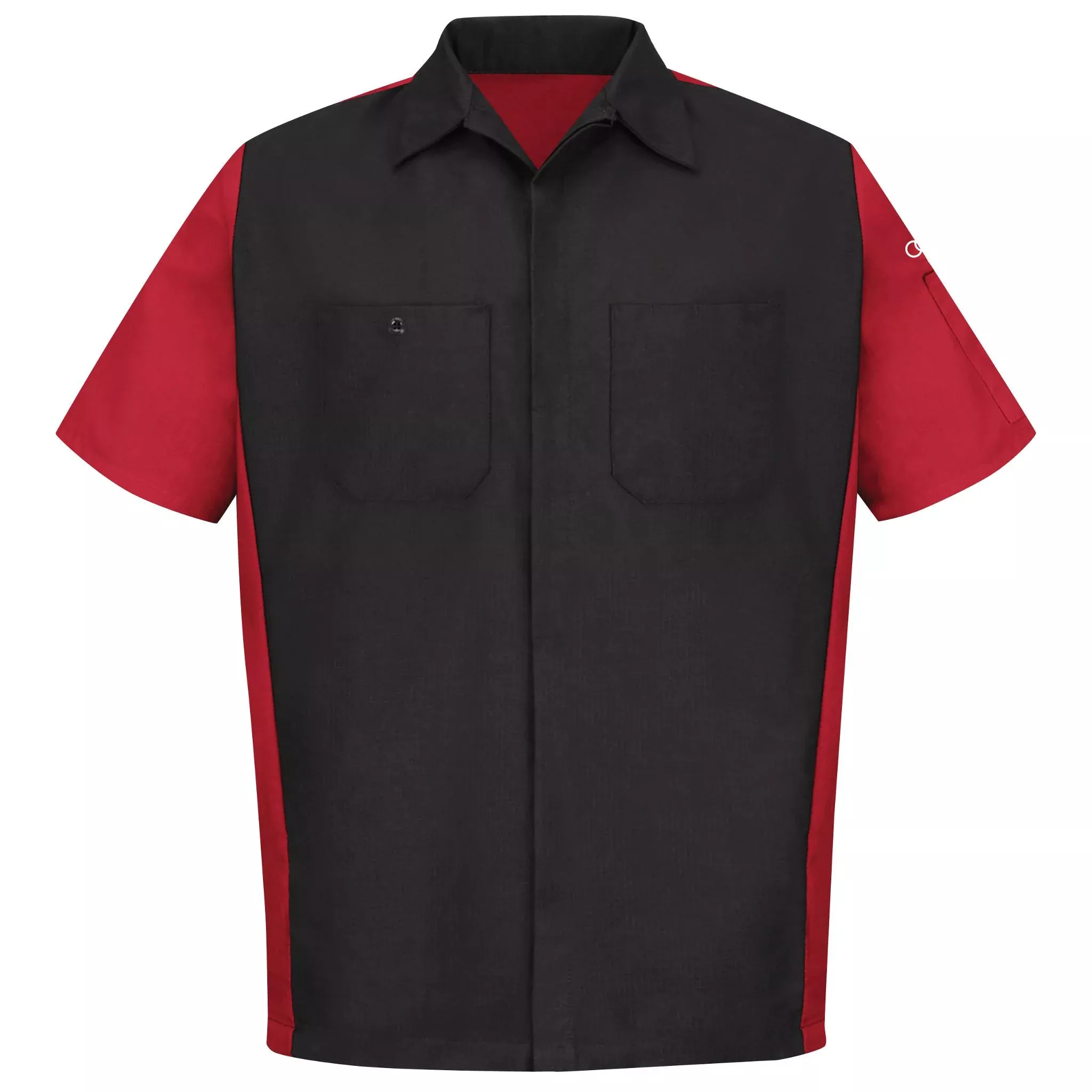 Audi Short Sleeve Technician Shirt-Black / Red - SY24AD