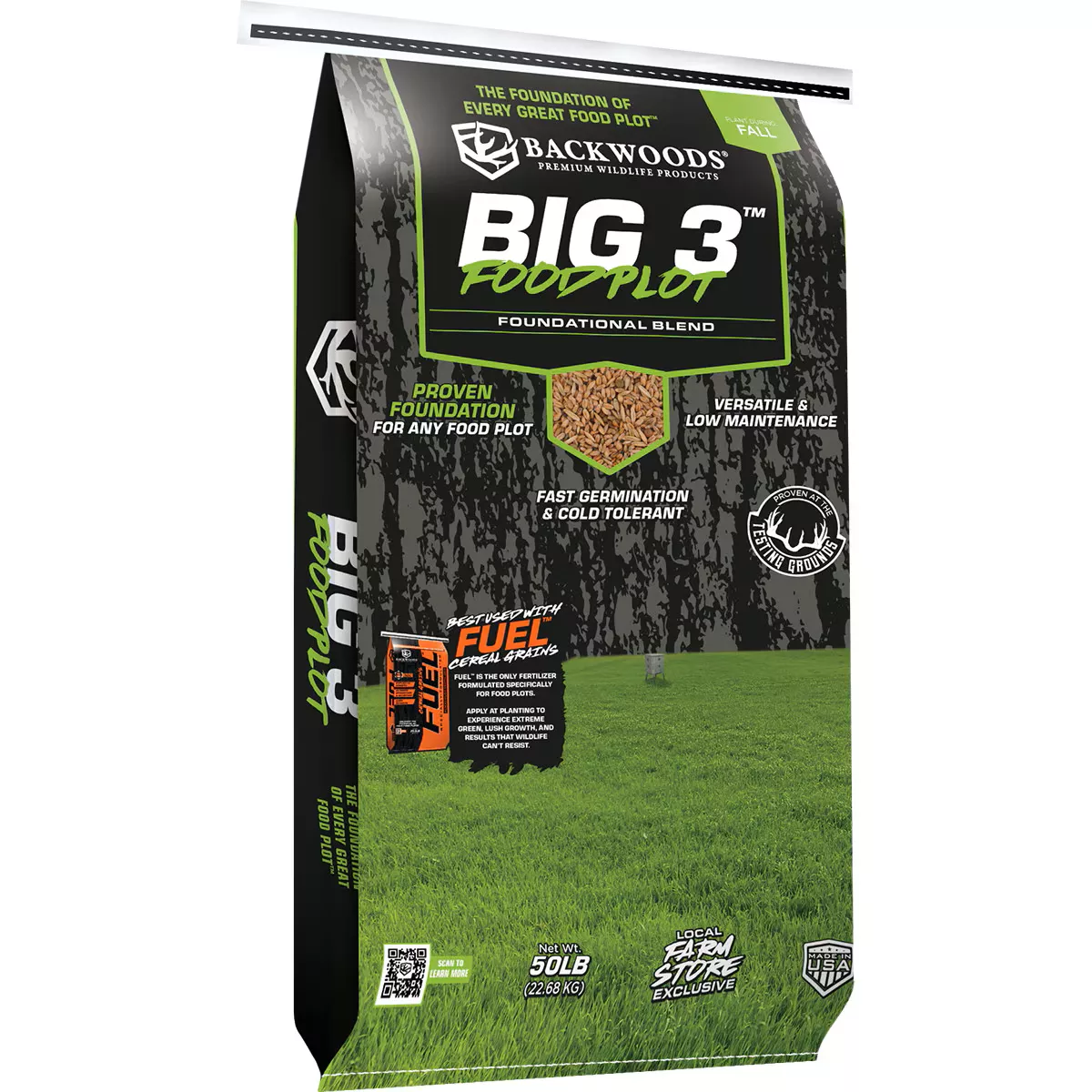 BACKWOODS BIG 3 50lbs.