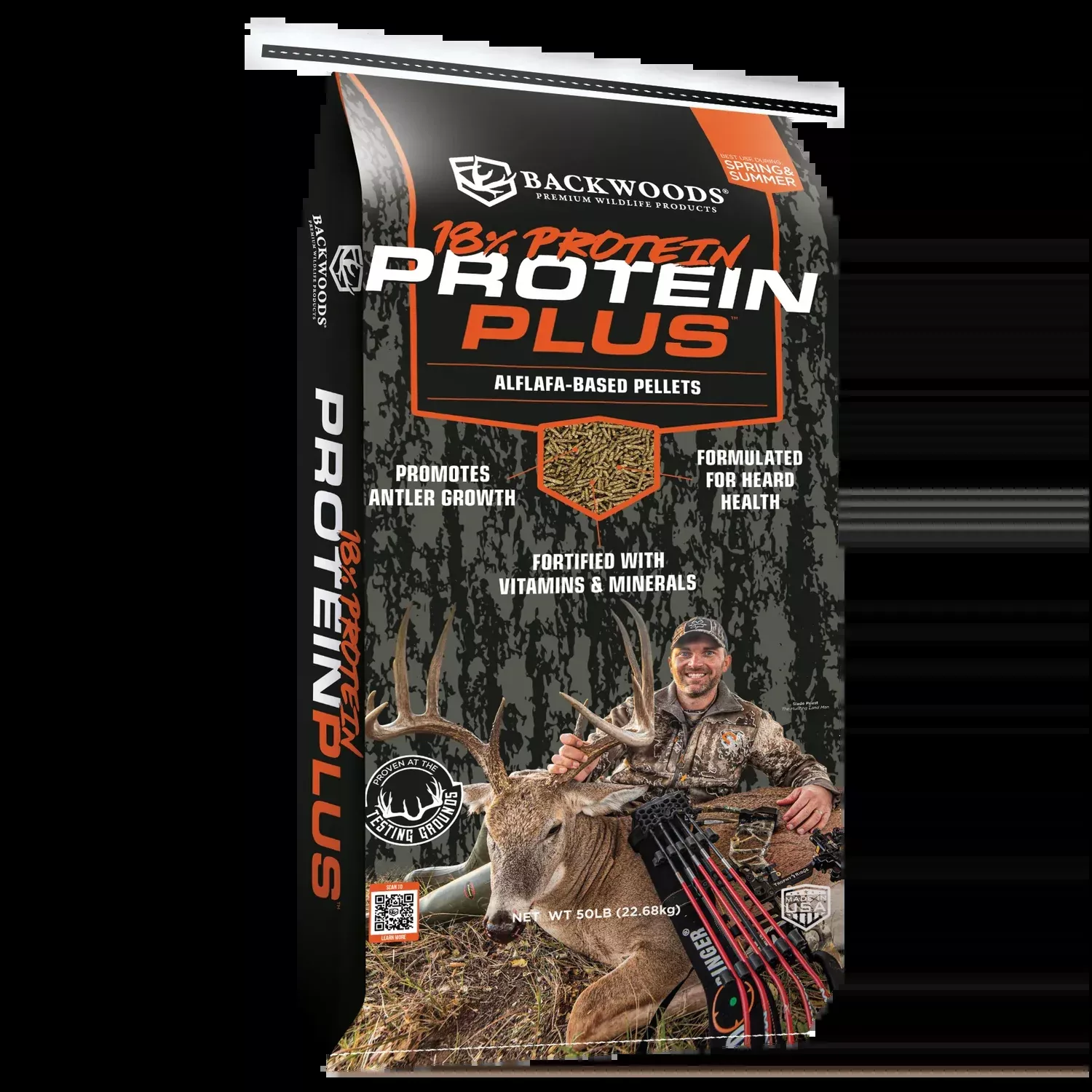 Backwoods Protein Plus 50lbs.