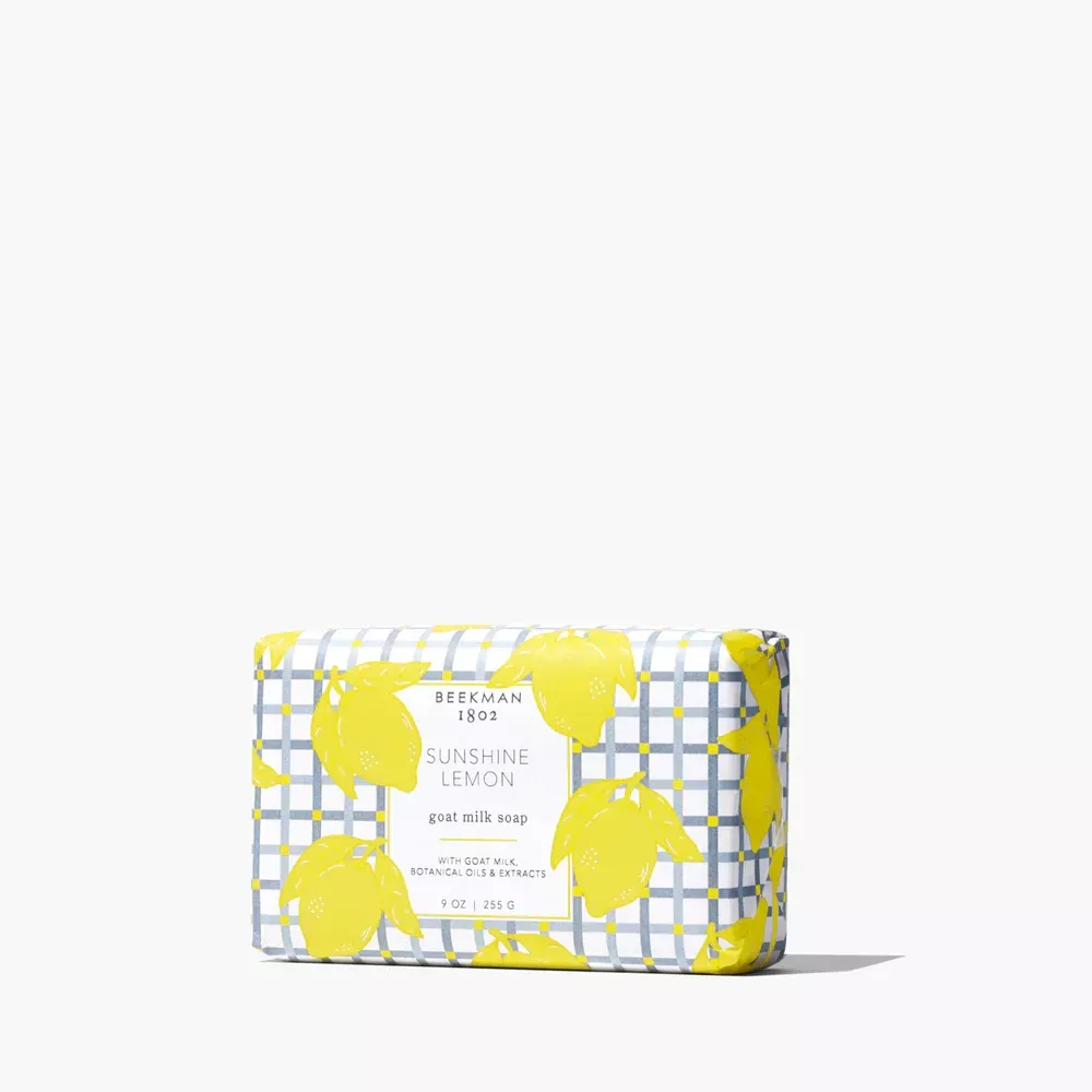 BEEKMAN SUNSHINE LEMON GOAT SOAP