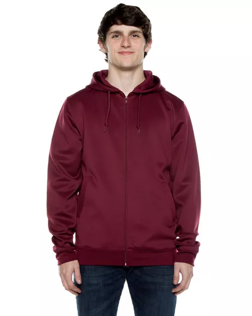 Beimar – Unisex 9 oz. Polyester Air Layer Tech Full-Zip Hooded Sweatshirt