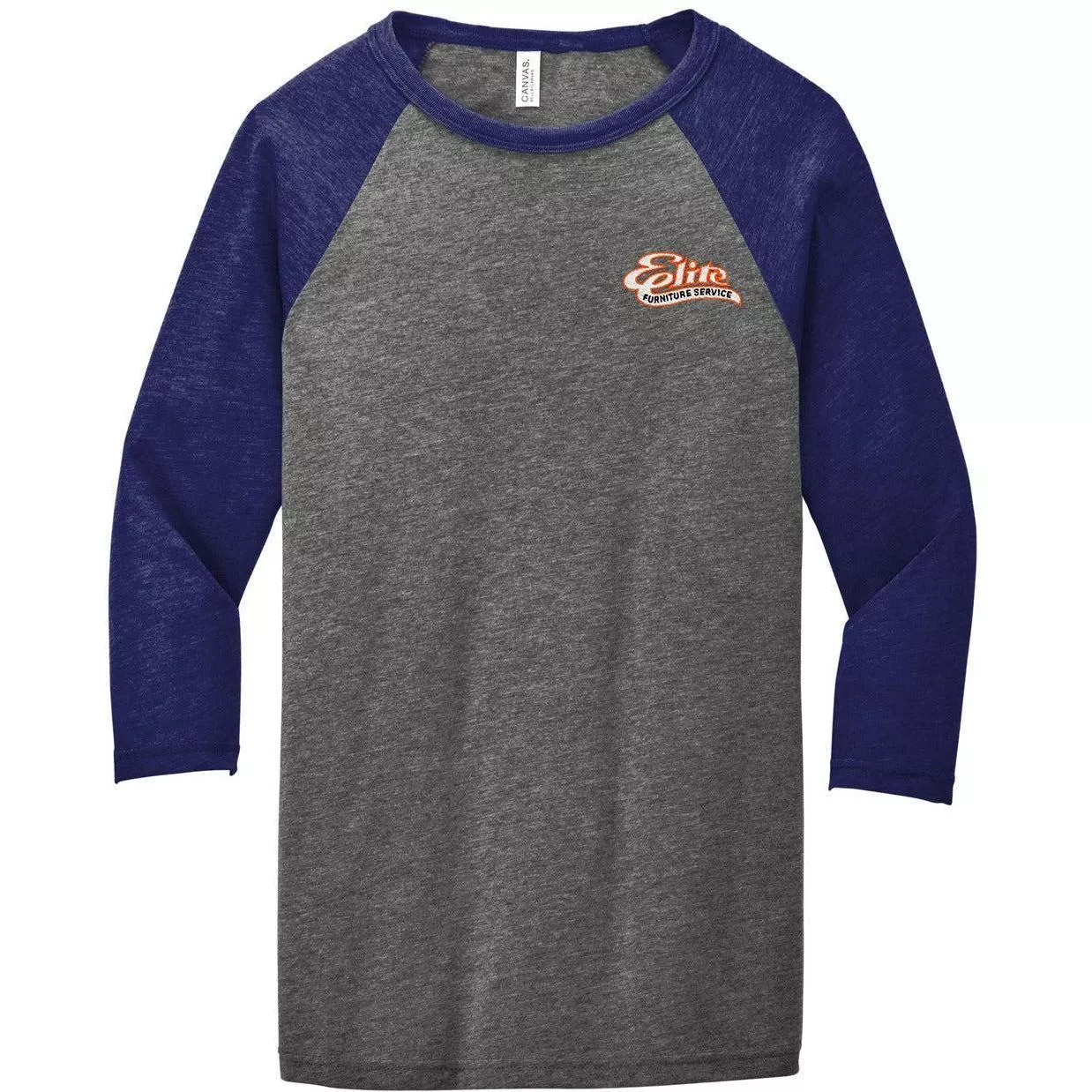 Bella+Canvas 3/4-Sleeve Baseball Tee