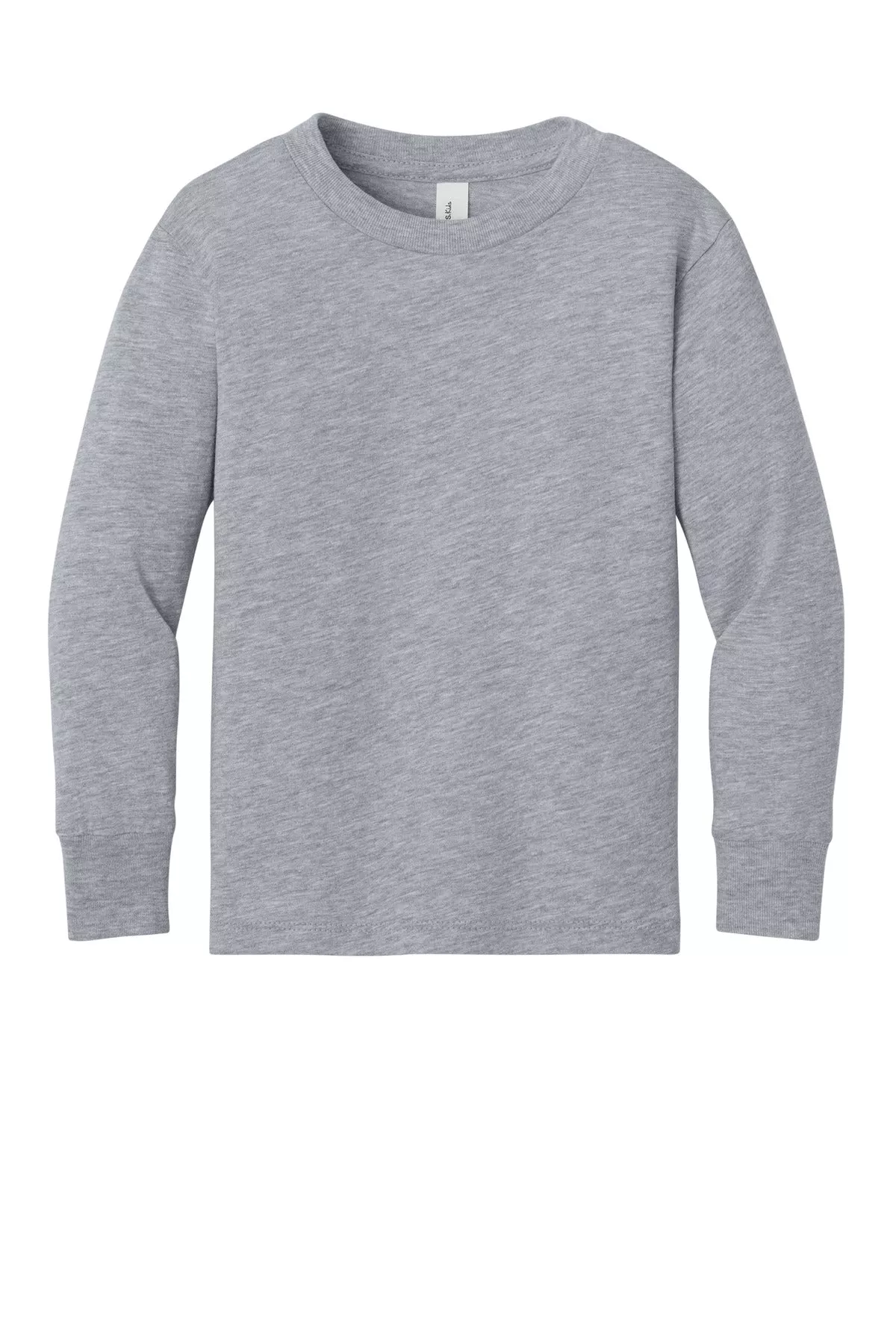 BELLA+CANVAS Toddler Jersey Long Sleeve Tee 3501T With Custom Screenprint