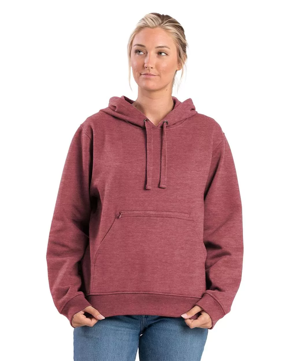 Berne - Women's Heritage Zip Pocket Hooded Sweatshirt