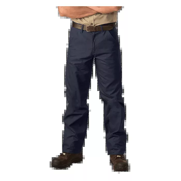 Big Bill Basketweave Flame Resistant Utility Jeans -Navy -1981BW8